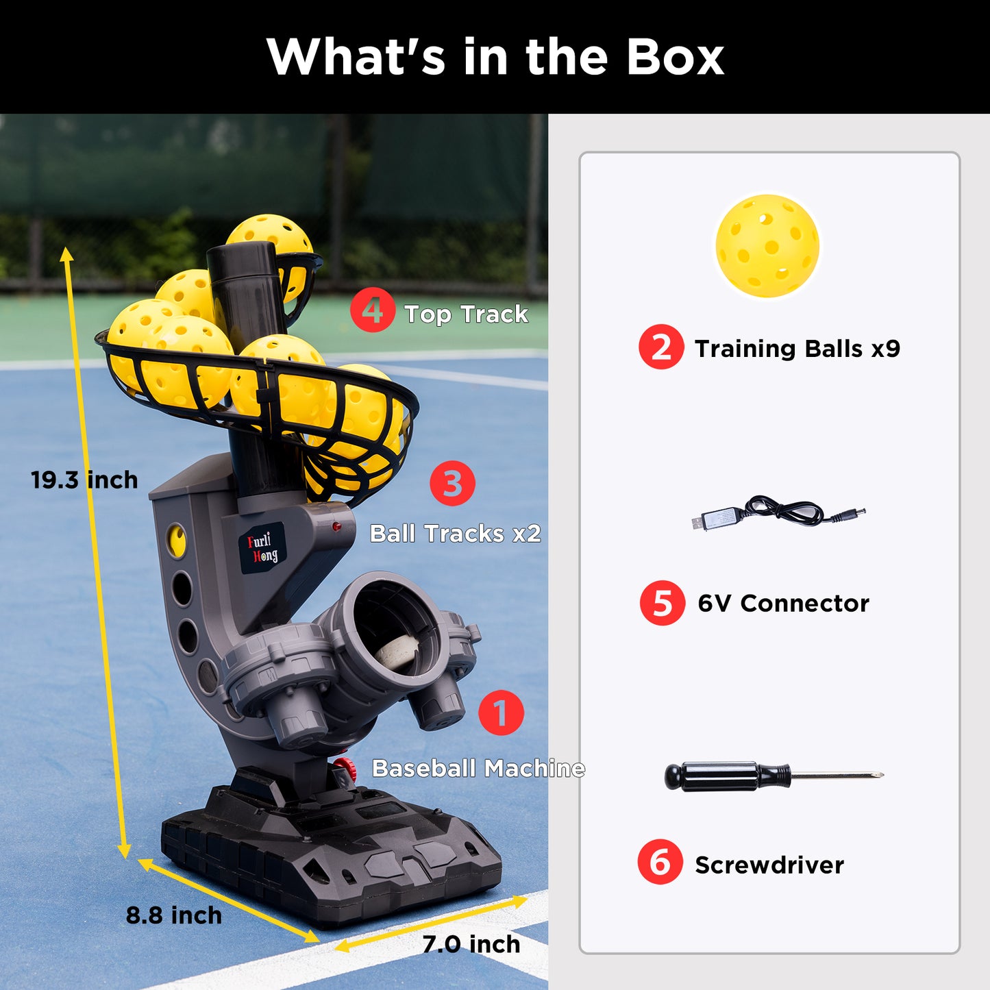388PBH Pickleball Machine