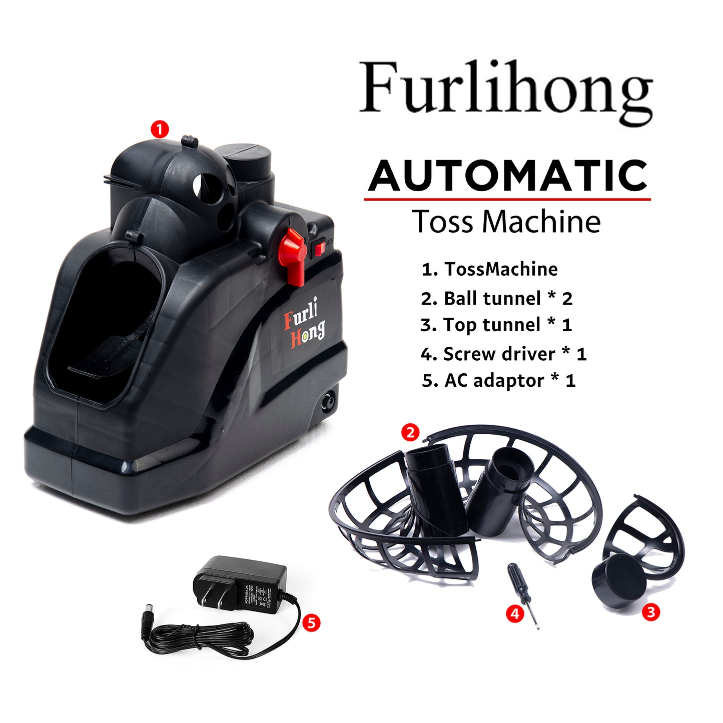 6802BH 2 in 1 Baseball & Tennis Ball Launcher Machine for Kids