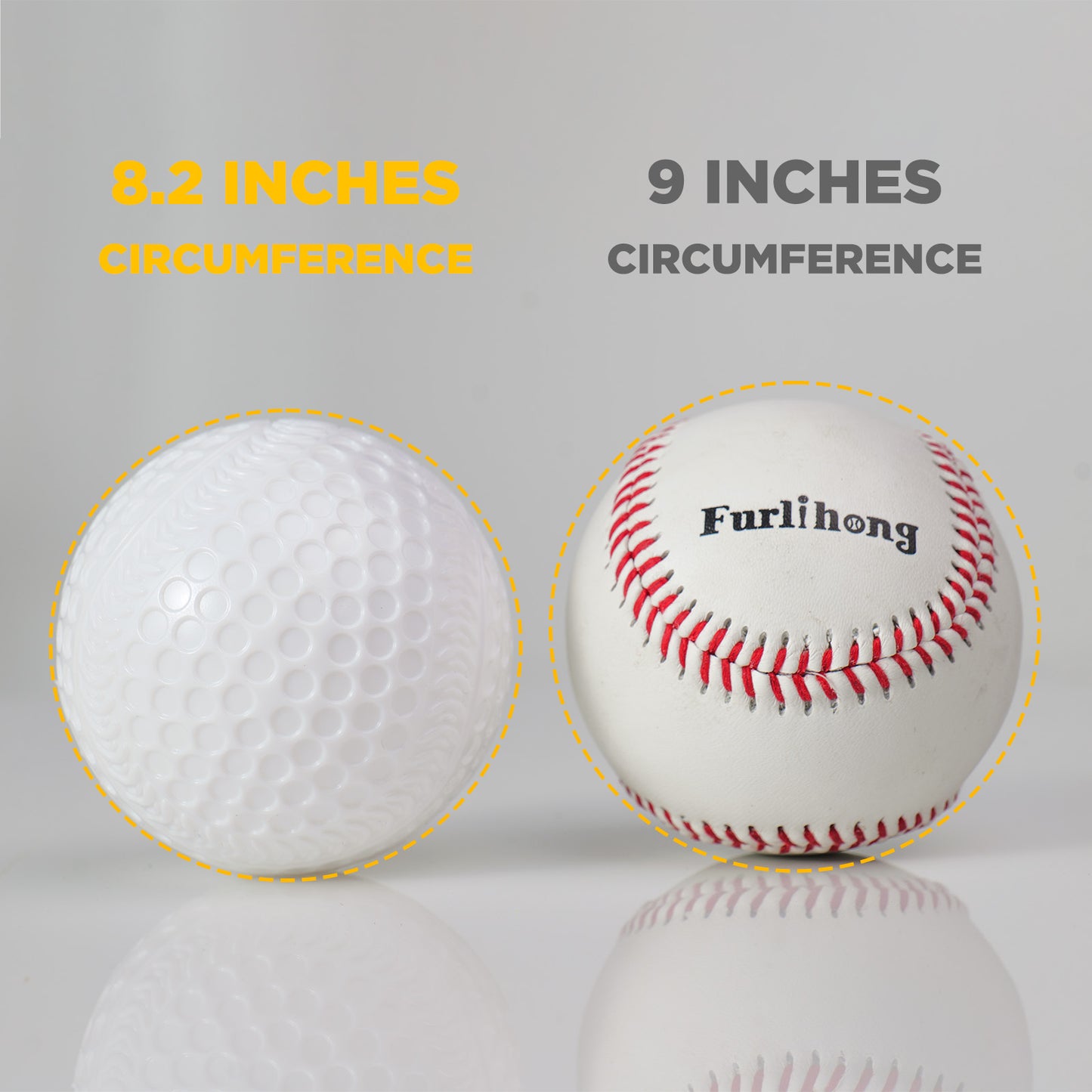 20-Pack 9-Inch Sting-Free Training Baseballs for 380BH 388BH