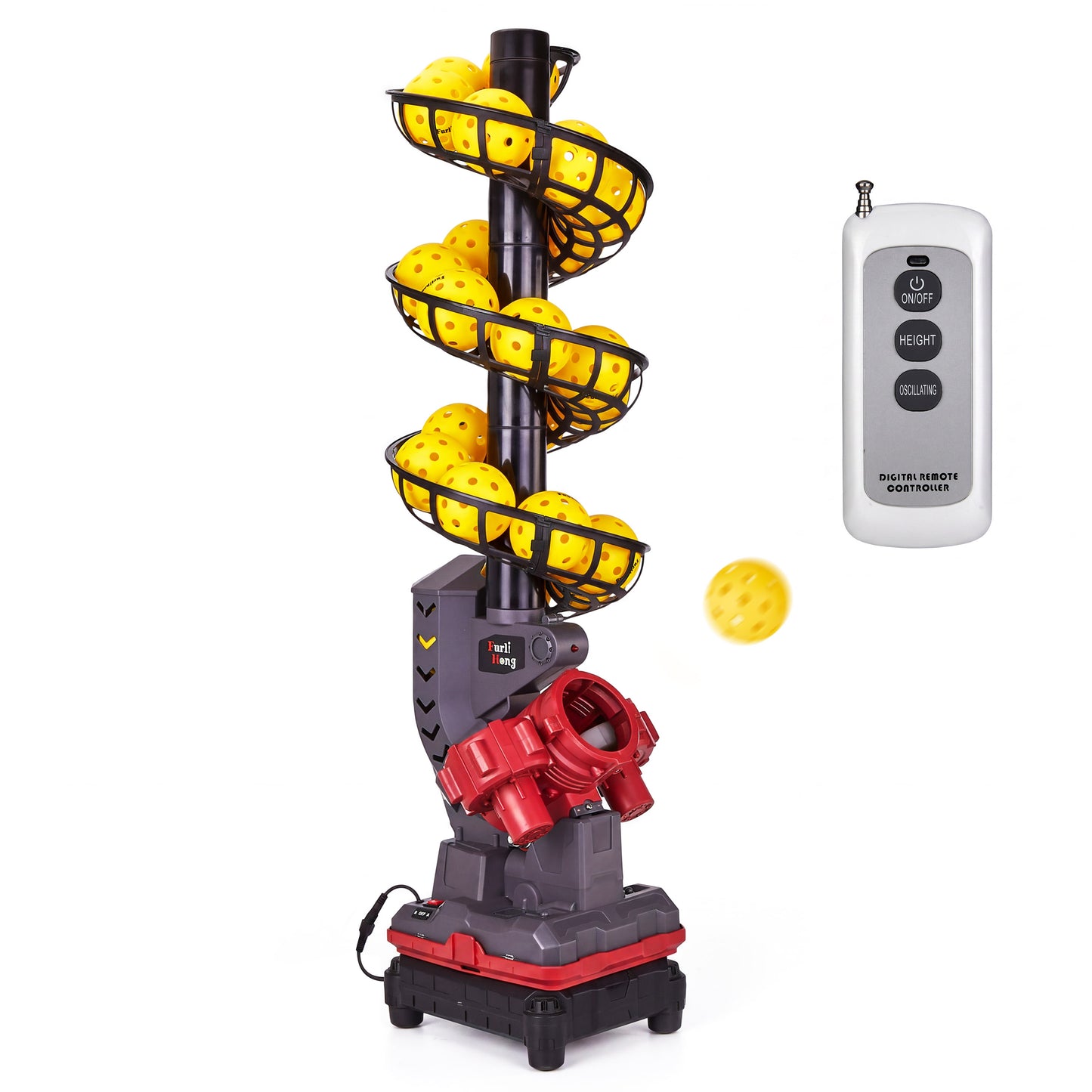 3816PBH Pickleball Machine with Remote Control for All Skill Levels