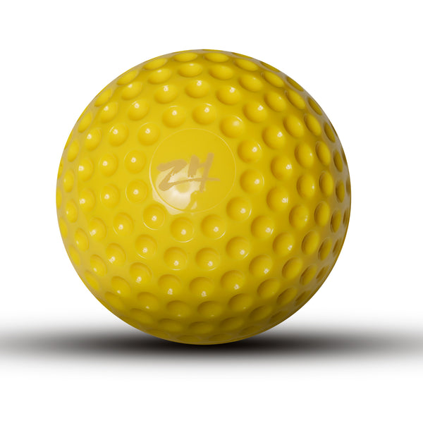 Furlihong 9-Inch Dimpled Training Baseballs - Pack of 12- Yellow