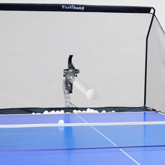 Furlihong 3804BH Ping Pong Table Tennis Robot with Ball Recycling Net