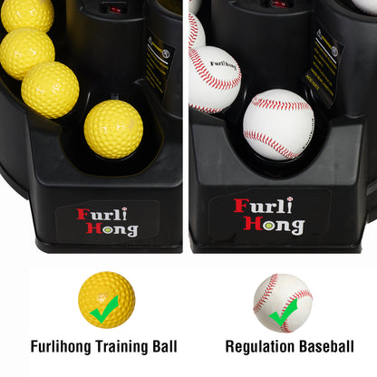 Furlihong 6901BHA Rechargeable Baseball Toss Machine