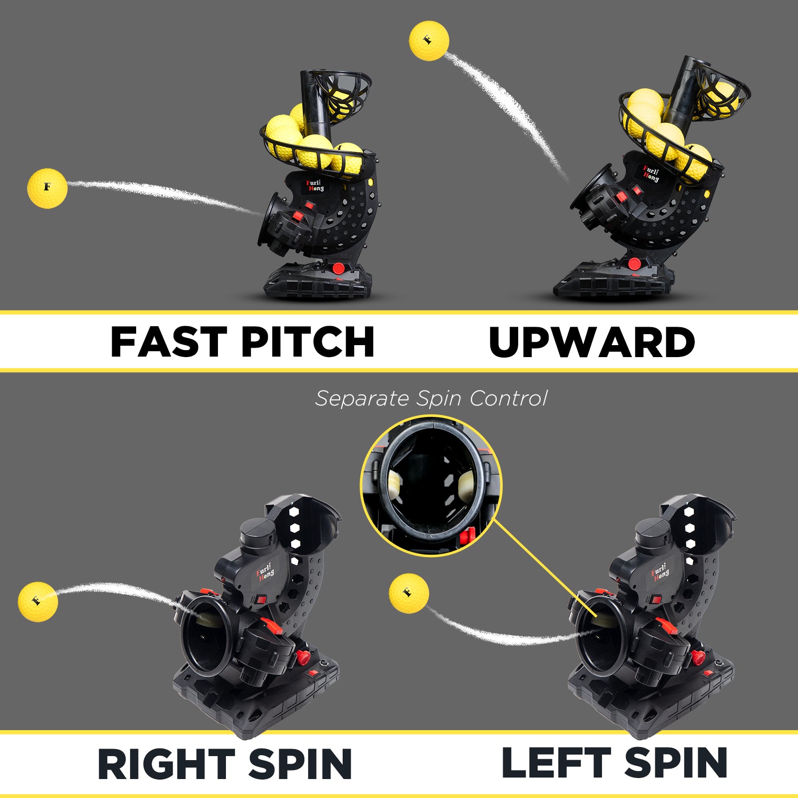 3801BH Electronic Baseball Pitching Machine