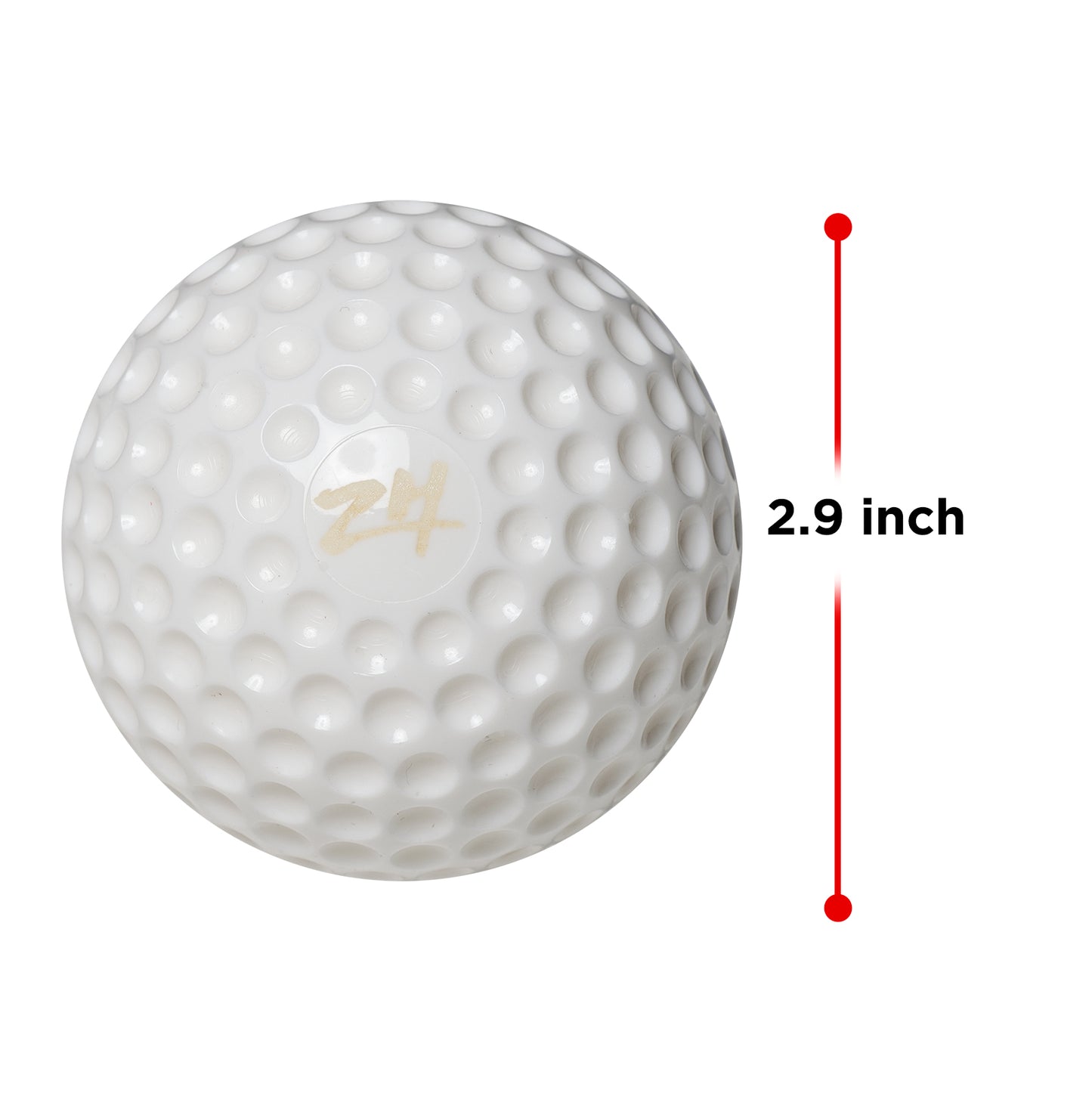 Furlihong 9-Inch Sting-Free Dimpled Training Baseballs Only for 666BH - White