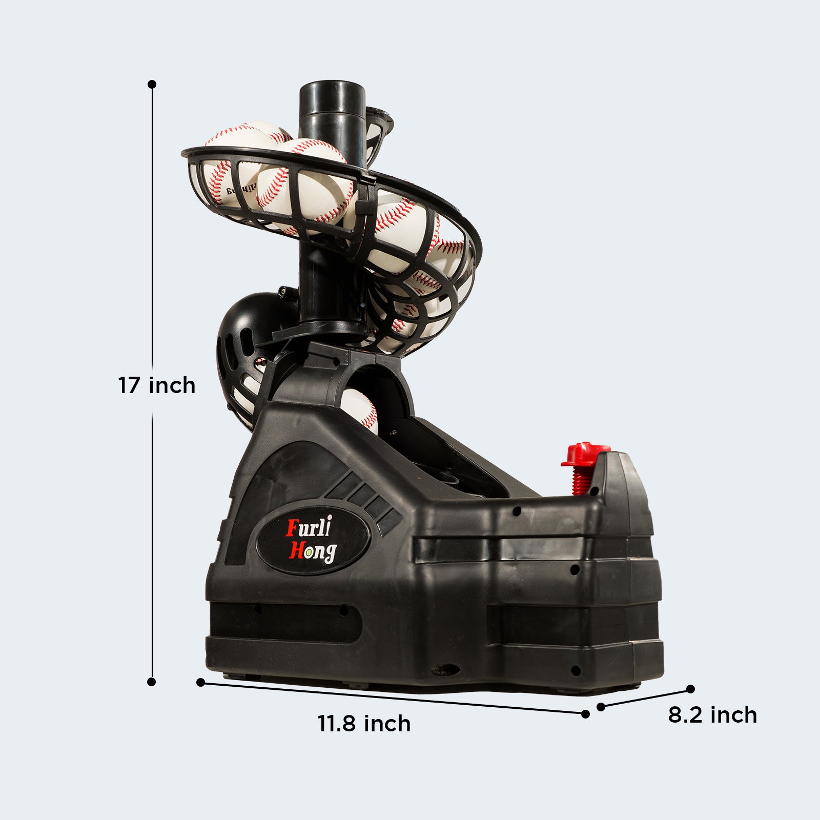 698BH Baseball & Tennis Toss Machine for Kids and Beginner
