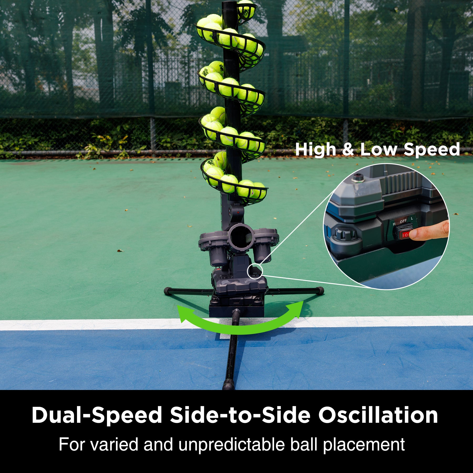 3807BH Tennis Pitching Machine
