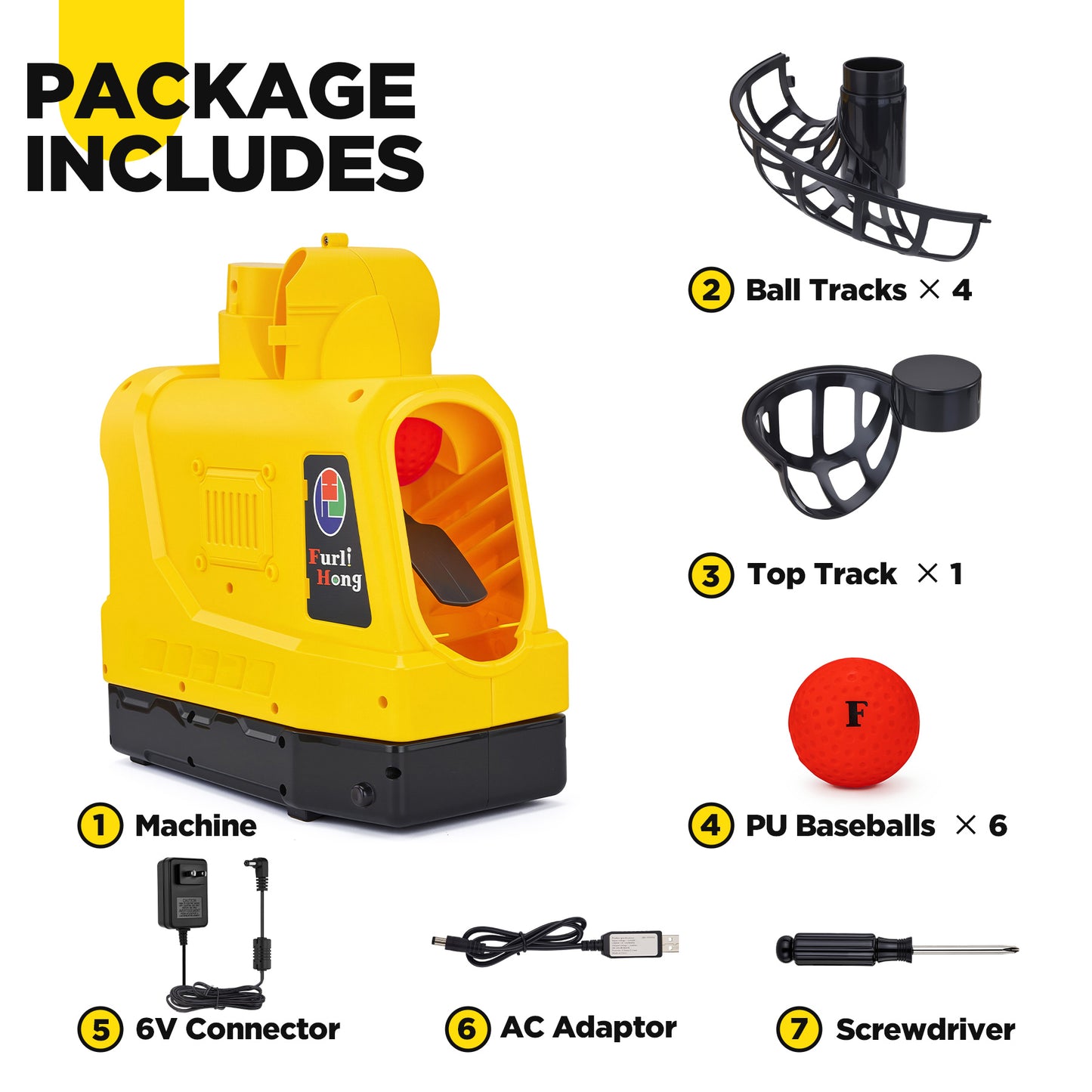 681TPCBH 4-in-1 Pitching Machine for Baseball Pickleball Tennis Cricket [Presale!]
