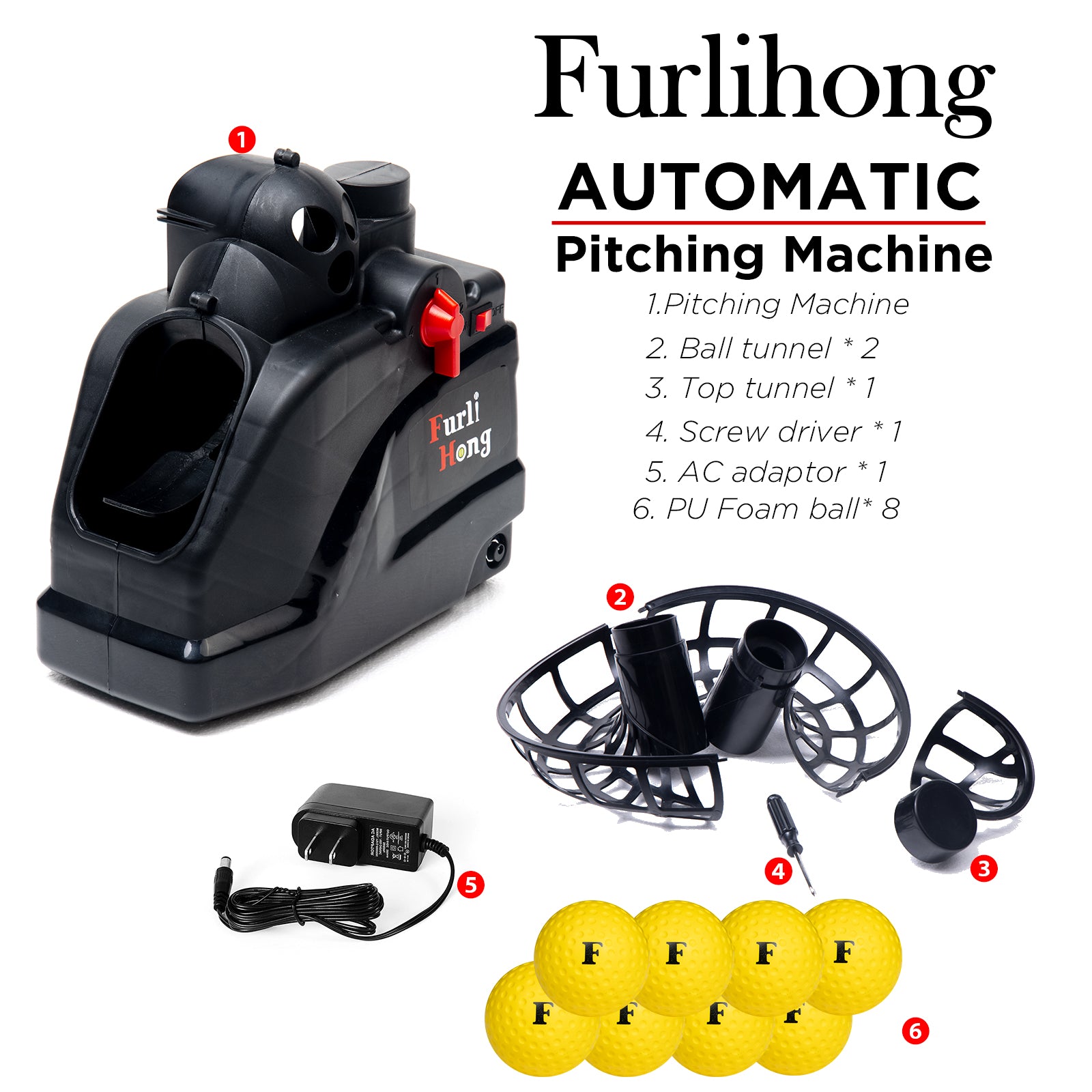 6801BH Automatic Baseball Toss Machine