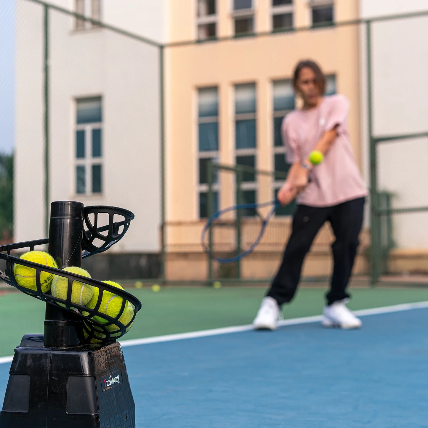 Furlihong 680BH 2 in 1 Baseball & Tennis Ball Launcher Machine Set