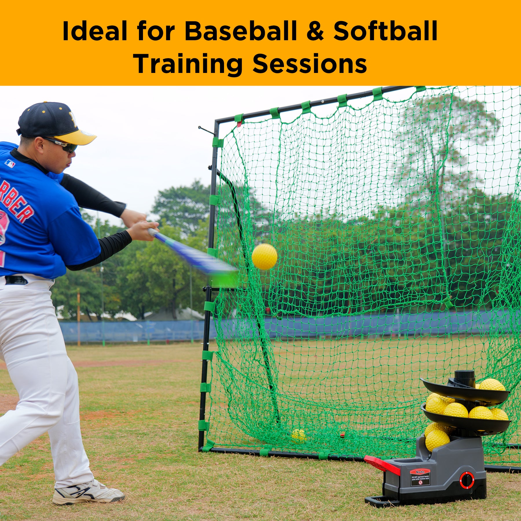 Ideal for Baseball & Softball Training Sessions