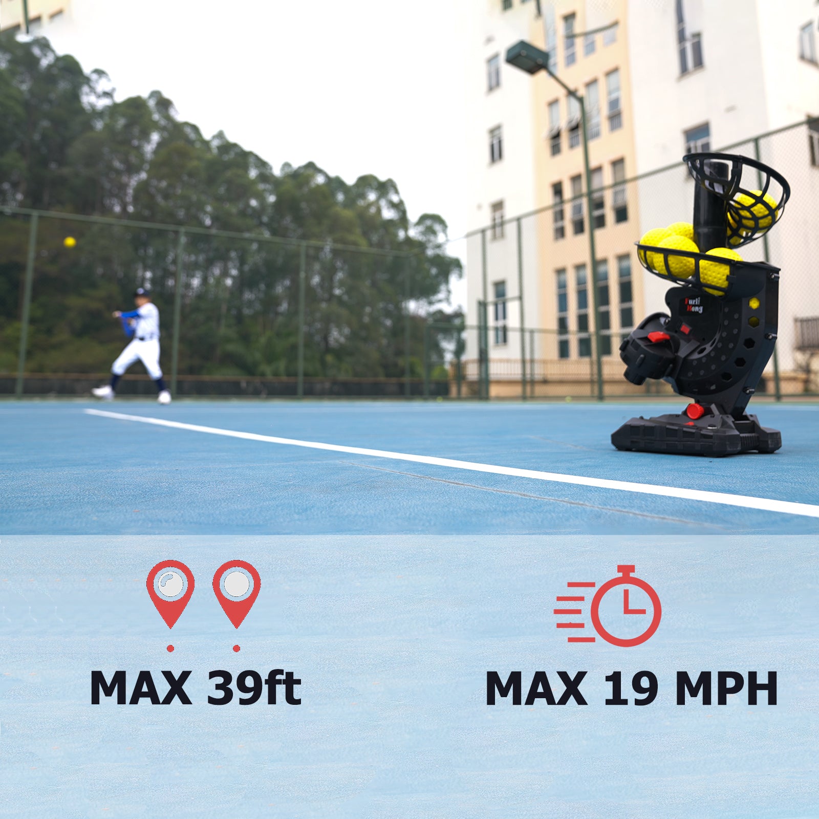 3801BH Electronic Baseball Pitching Machine