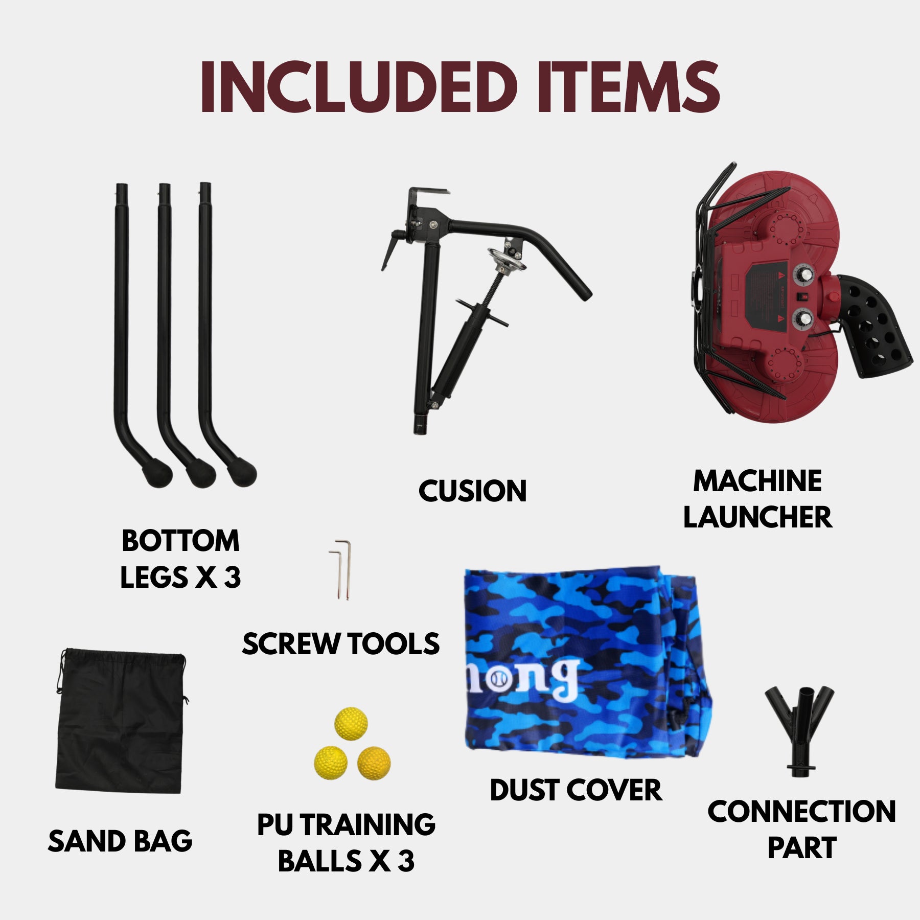 737BH Dual-Wheel Baseball Pitching Machine