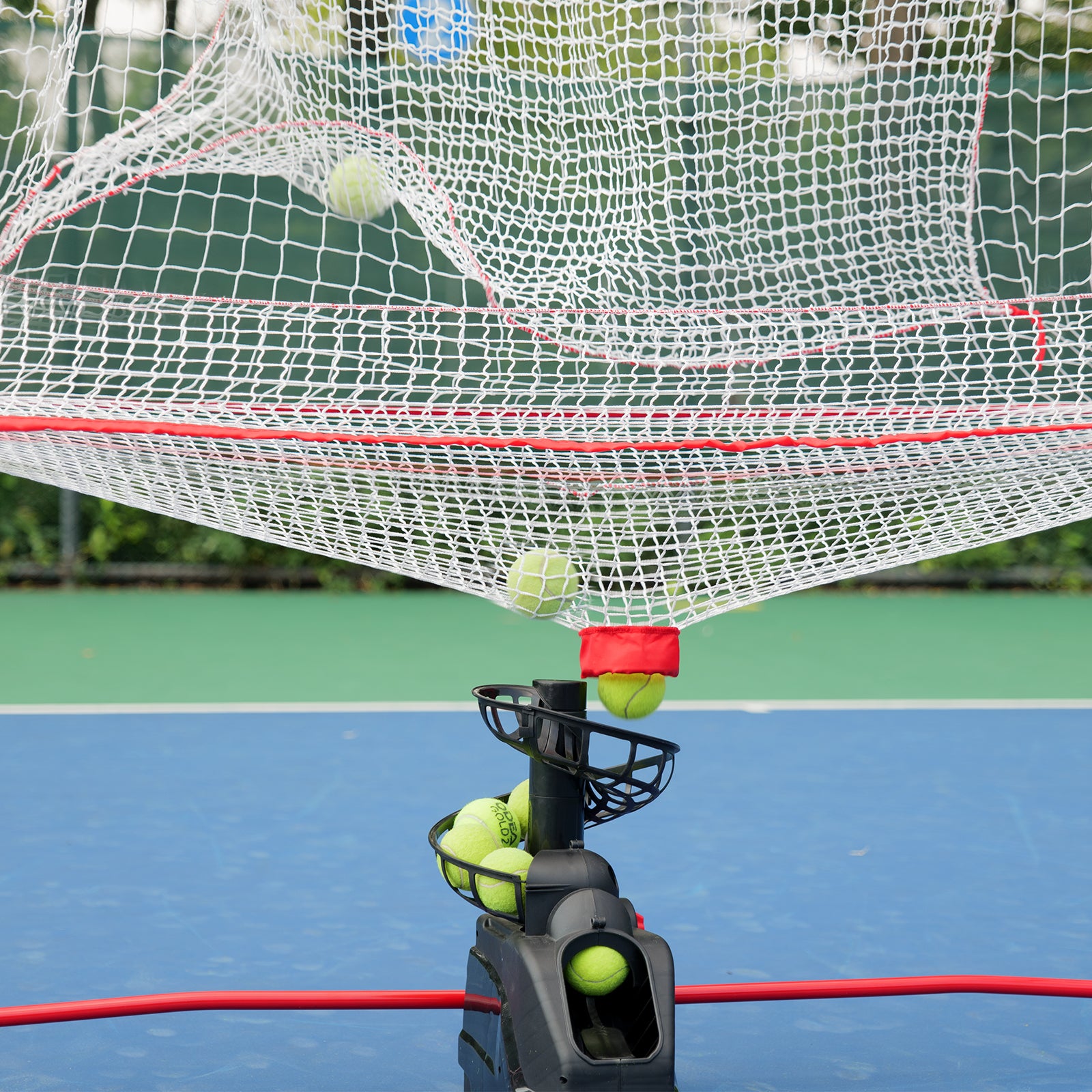 work withe the toss machine